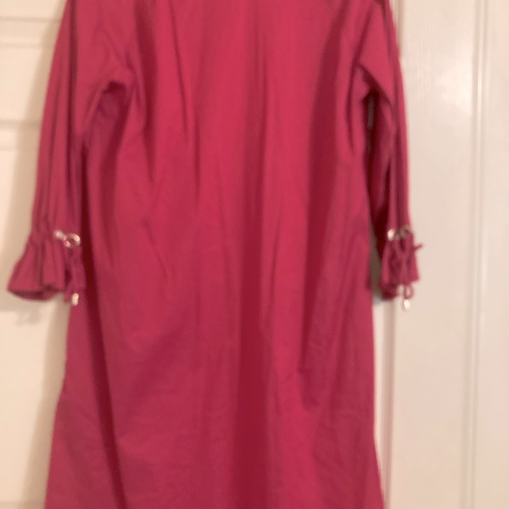 Fuchsia a line collared dress